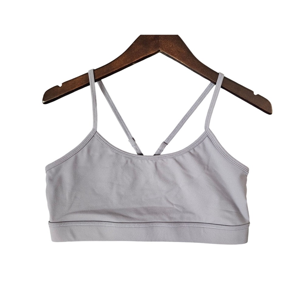 Tru by Torrid Purple Sage Active Bralette Sports Bra Adjustable Straps Size 0 L